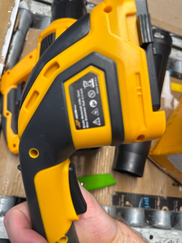 Photo 1 of (PARTIAL SET) (MISSING BATTERY TO TEST) HEINPRO Cordless Leaf Blower and Hedge Trimmer Combo, Compatible with DEWALT 20V MAX Battery (Battery and Charger not Included)