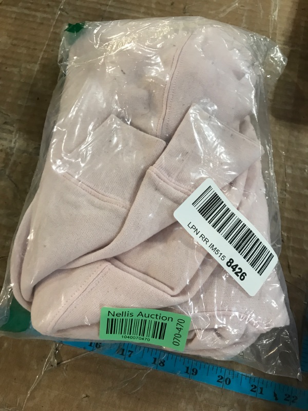 Photo 1 of (USED/FAIR) (MEDIUM) (BAGGED) Hanes Men's EcoSmart Fleece, Pullover Crewneck Sweatshirt, 1 or 2 Pack, Pale Pink-1 Pack, Medium
