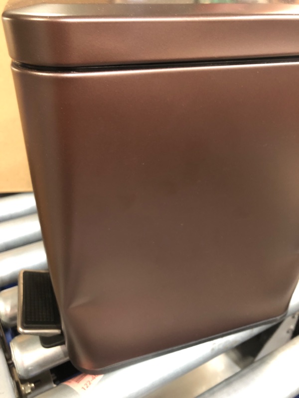 Photo 1 of (see images for damage) Homie Soft Close, Slim Trash Can 3.2 Gallon with Anti - Bag Slip Liner and Lid, Use as Mini Garbage Basket