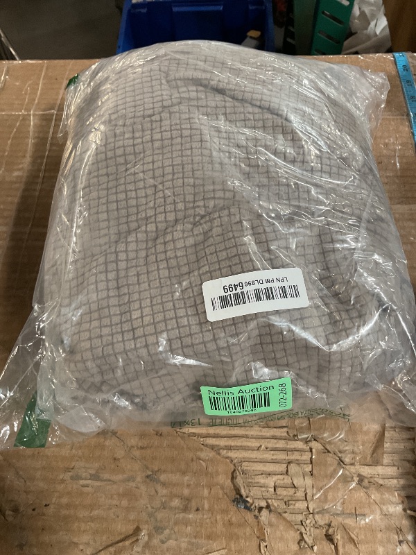 Photo 1 of (USED/FAIR) (BAGGED) H.VERSAILTEX Armless Futon Cover Stretch Sofa Bed Slipcover Protector Elastic Feature Rich Textured High Spandex Small Checks Jacquard Fabric Futon Cover, Machine Washable, Taupe
