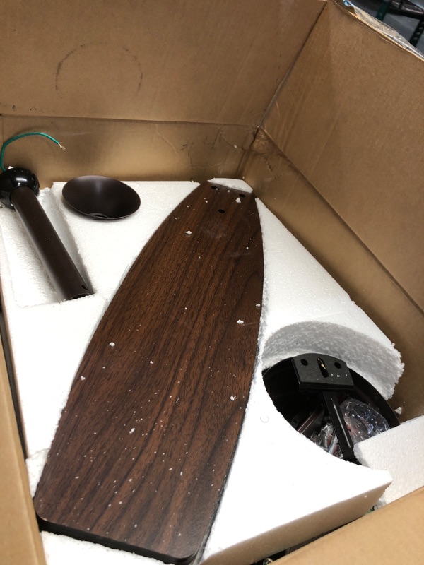 Photo 1 of ***PARTS ONLY**Farmhouse Oil Bronze Ceiling Fans with Lights and Remote, 52 Inch Bedroom Caged Ceiling Fans for Living Room Kitchen?6 Speed Reversible Quiet DC Motor, Dual Finish 5 Blades