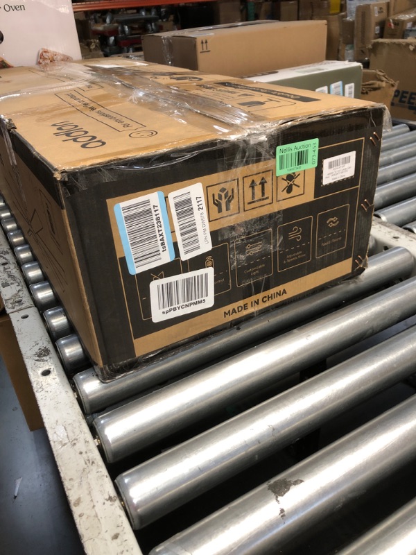 Photo 1 of (PARTS) (UNABLE TO TEST FUNCTIONALITY) addlon 72 Inch Large Ceiling Fans with Lights, Black Ceiling Fan with Remote Control, Reversible, 5CCT, Dimmable, DC Motor, Modern Ceiling Fan for Living Room, Kitchen, Patio Indoor/Outdoor Use,