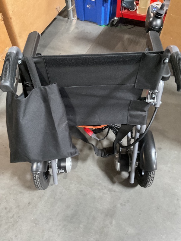 Photo 1 of (Needs new brakes) UJQNBM Electric Wheelchair for Adults Lightweight Foldable Power Wheelchairs, Motorized Wheelchair with One-Click Mute Function and SOS Alert Button