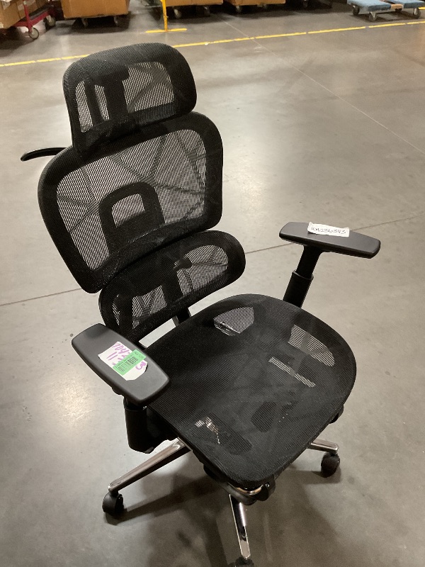 View 2 of Mesh Ergonomic Office Chair with Footrest,High Back Mesh Gaming Chair with Lumbar Support,Back Support,Adjustable Headrest and Armrests for Home Office
