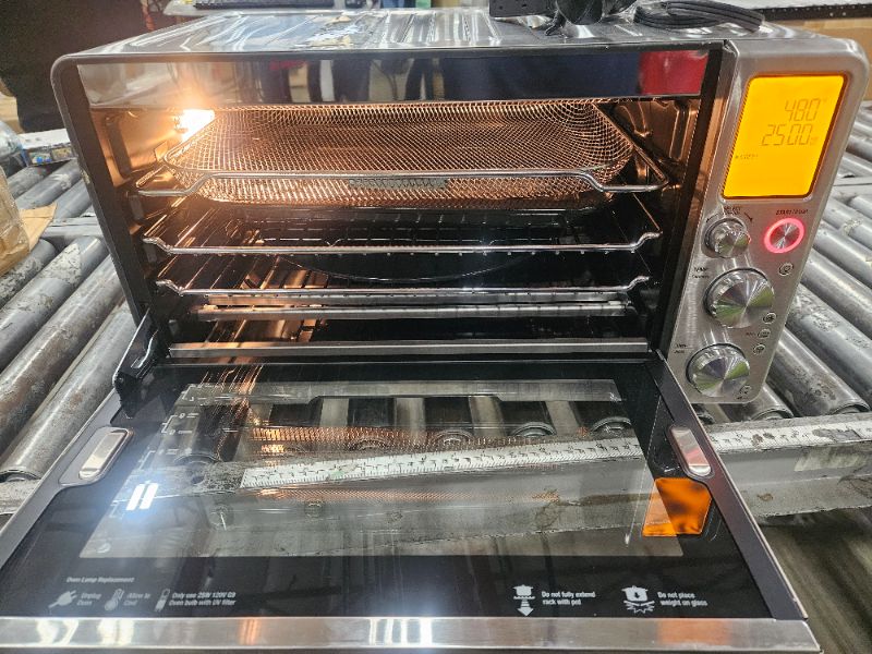 Photo 1 of ** For parts only, does not heat up ** Breville BOV900BSS Smart Oven Air Fryer Pro and Convection Oven, Brushed Stainless Steel