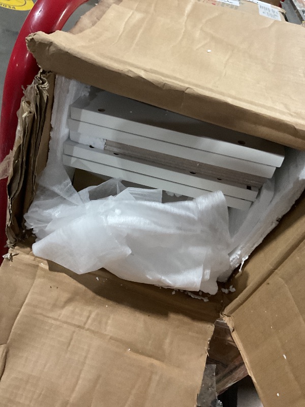 Photo 1 of **ONLY ONE BOOKSHELF**VASAGLE bookshelf, 23.6 Inches Wide, 6-Tier Open Bookcases with Adjustable Storage Shelves, Floor Standing Units, Cloud White ULBC166T14-2