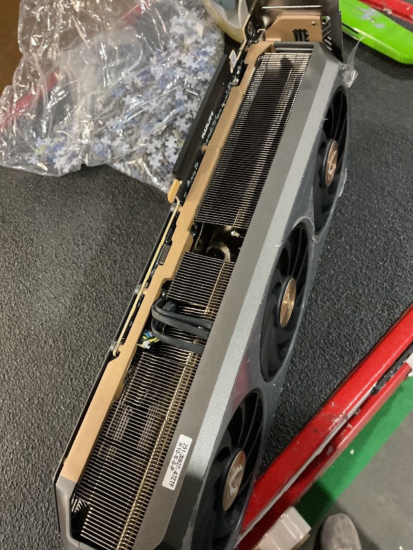 Photo 1 of **PARTS ONLY- NOT FUNCTIONAL** MISSING CORE!!!!
ZOTAC GAMING GEFORCE RTX 5090 AMP EXTREME INFINITY DLSS 4 32GB GDDR7 512-BIT 28 GBPS PCIE 5.0 GAMING GRAPHICS CARD, ICESTORM 3.0 ADVANCED COOLING, SPECTRA 2.0 ARGB LIGHTING, ZT-B50900B-10P