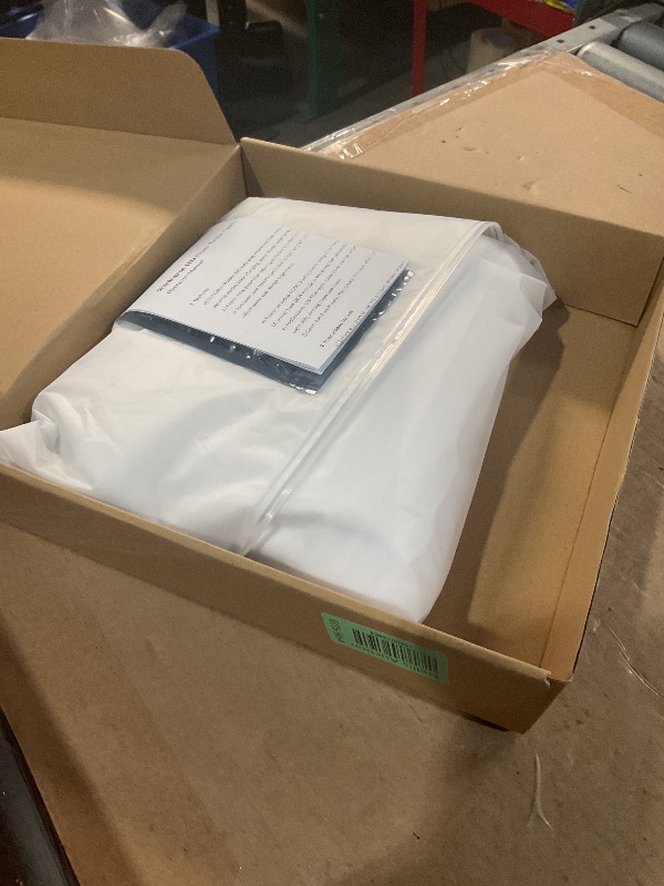 Photo 1 of **************Missing adapter***************
Shiningme LED Table Cloth Cover - Fiber Optic Fabric Light Up Bar Disco Dinning Rectangle Tablecloth Birthday Party Wedding (White Fabric, L100*W150CM (L3.3*W4.9FT))