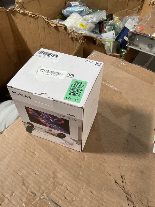 Photo 1 of [Electric Focus]Mini Portable Projector with 4K Support, Bluetooth 5.4 WIFI6, 5watt Sound Base Speaker, 260 ANSI, Android 11, 210° Rotation , Auto Keystone Correction Video Projector HY300 PLUS