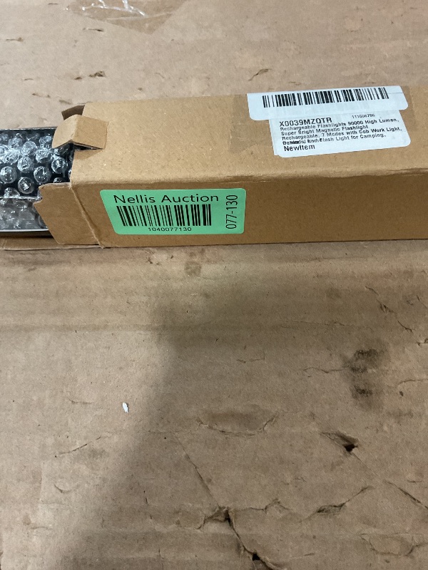 Photo 1 of Rechargeable Flashlights 90000 High Lumen, Super Bright Magnetic Flashlight Rechargeable, 7 Modes with Cob Work Light, Powerful Led Flash Light for Camping, Outdoor, Home