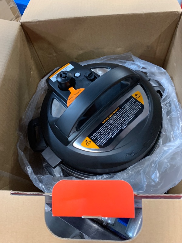 Photo 1 of (MISSING POWER CORD) (SIGNS OF USE) ) Instant Pot Duo 7-in-1 Mini Electric Pressure Cooker, Slow Rice Cooker, Steamer, Sauté, Yogurt Maker, Warmer & Sterilizer, Includes Free App with over 1900 Recipes, Stainless Steel, 3 Quart