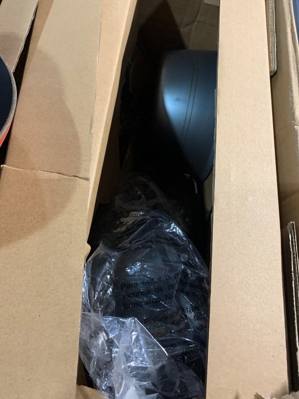 Photo 1 of ***(MIXED POTS AND PANS/ HEAVILY USED)***
 Nonstick Cookware Set 17 Piece, Oven Broiler Safe 400F, Lid Safe 350F, Kitchen Cooking Set w/Fry Pans, Saucepans, Saute Pan, Griddle, Pots and Pans, Dishwasher Safe Black