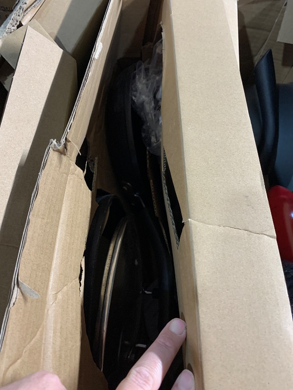 Photo 1 of ***(MIXED POTS AND PANS/ HEAVILY USED)***
 Nonstick Cookware Set 17 Piece, Oven Broiler Safe 400F, Lid Safe 350F, Kitchen Cooking Set w/Fry Pans, Saucepans, Saute Pan, Griddle, Pots and Pans, Dishwasher Safe Black