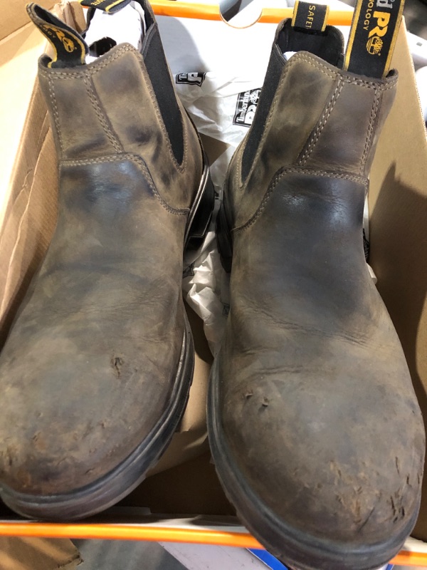 Photo 1 of (used)(see images) Timberland PRO Men's Nashoba Composite Safety Toe Industrial Casual Work Boot, Turkish Coffee-2024 NEW, 11.5M