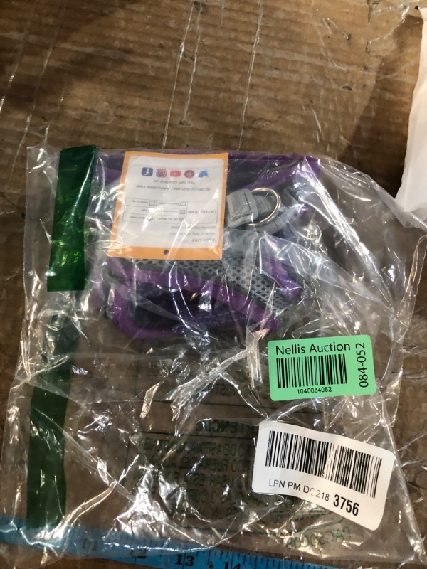 Photo 1 of AIITLE Small Harness for Puppy with A Leash - Spring Dog Vest Harness with Super Breathable Mesh, Reflective No-Pull Pet Harness for Outdoor Walking, Camping for Small Dogs, Cats Purple XXS