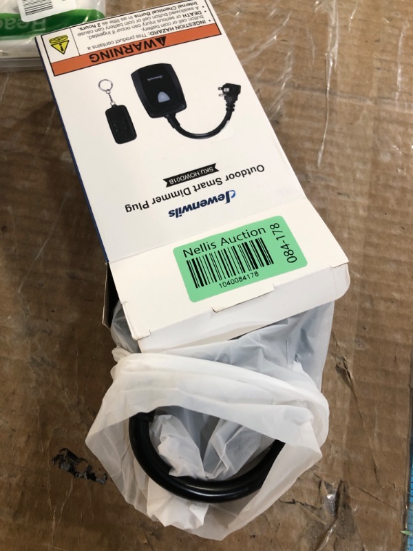 Photo 1 of DEWENWILS Outdoor Dimmer for String Lights, Smart Dimmer Plug with Remote, Compatible with Alexa & Google Home, Waterproof, 100FT Range, Remote Dimming for Dimmable LED/Tungsten Bulbs, FCC Certified