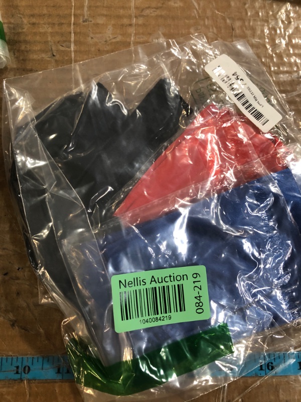 Photo 1 of 3PCS Silky Durag Packs for Men, Doo Rags for 360 540 720 Waves, Adward 1 Wave Cap (Red+Blue+Black)