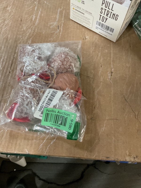 Photo 1 of 4 Pack 3D Ballsack Christmas Ornament - Ugly Nutsack Ornaments for Adults - Prank Christmas Ornaments - Funny Gag Gift Present