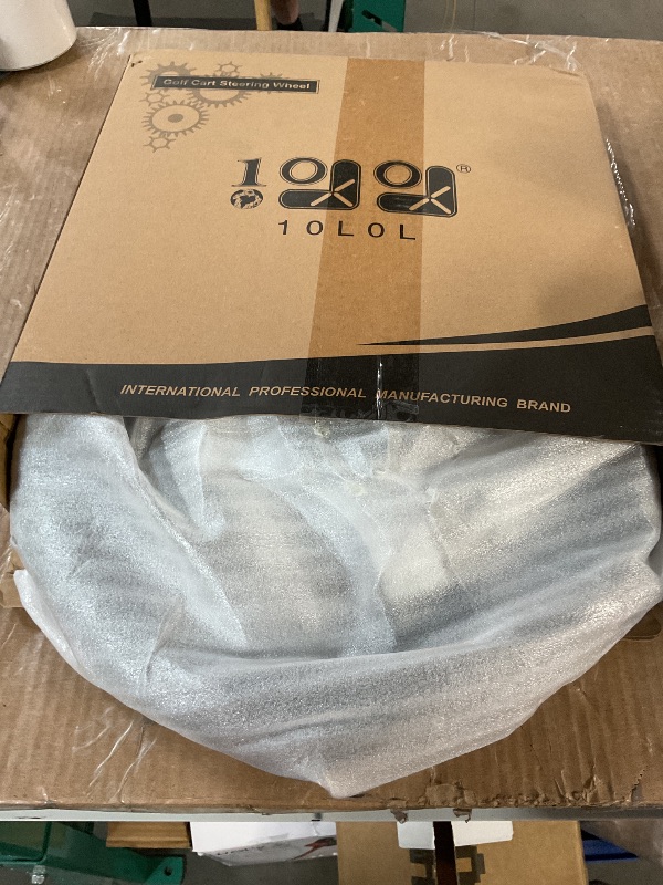 Photo 1 of 10L0L Golf Cart Steering Wheel, Universal Design Fit for Yamaha, EZGO RXV & TXT, Club Car DS, Club Car Precedent Tempo, Most Golf Cart (Orion Gray)