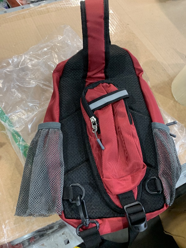 Photo 1 of (see images for damage) WATERFLY Crossbody Sling Backpack Sling Bag Travel Hiking Chest Bag Daypack