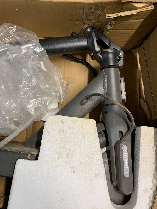 Photo 1 of INVANTI E30 Electric Scooter with Smart APP, 19.9 Miles Range & 18 MPH, 350W Motor, 8.5" Solid Tires, Rear Suspension and Turn Signals, Foldable Electric Scooter for Adults and Teens