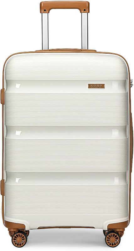 Photo 1 of (USED/FAIR) ***Its only one left **Misisng Two Pcs***
Coolife Suitcase Set 3 Piece Luggage Set Carry On Travel Luggage TSA Lock Spinner Wheels Hardshell Lightweight Luggage Set(White, 3 piece set (BP/TB/20))