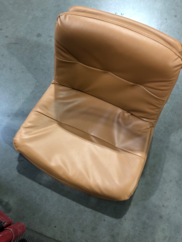 Photo 1 of (used)(damage)(sold for parts) RAINMOOD Bar Stools,Adjustable Stainless Steel Swivel Barstools,Modern Leather Upholstered Bar Chair 