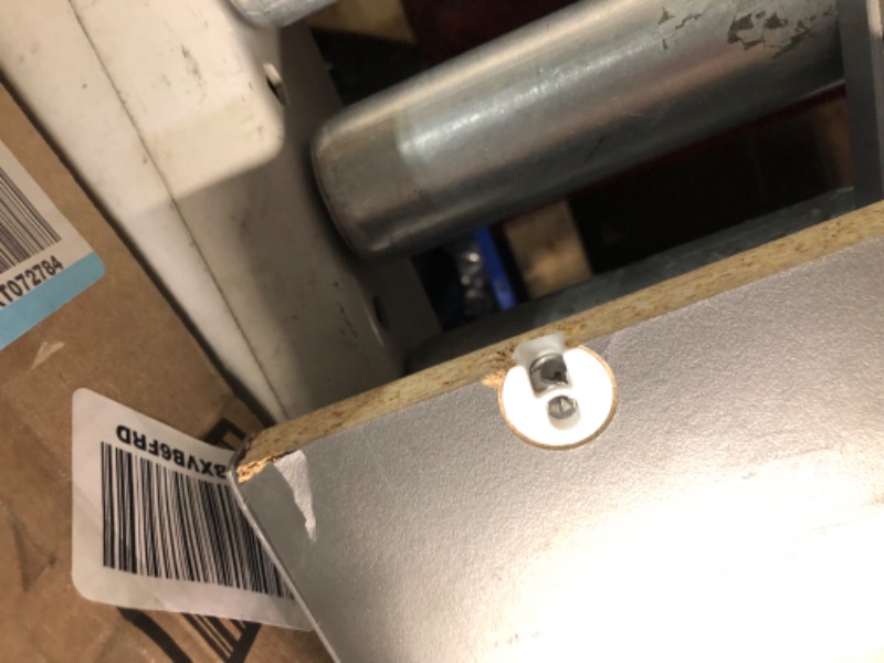 Photo 1 of ***DAMAGED - CHIPPED AND SCRATCHED - MISSING HARDAWRE***
OfficeSimpli Large Washer Dryer Countertop 30 x 58 - Made in USA - Heavy-Duty Laundry Countertop Over Washer and Dryer, Laundry Room Countertop Organization Solution with Non-Slip Pads, Slate Grey