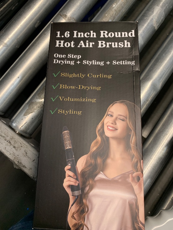 Photo 1 of (Used) Round Hair Blow Dryer Brush - 1.6 Inch Ceramic Barrel Hair Dryer Brush