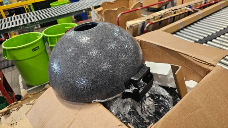 Photo 1 of ***PARTS ONLY***Char-Griller® AKORN® Jr. Portable Kamado Charcoal Grill and Smoker with Cast Iron Grates and Locking Lid with 155 Cooking Square Inches in Ash, Model E86714