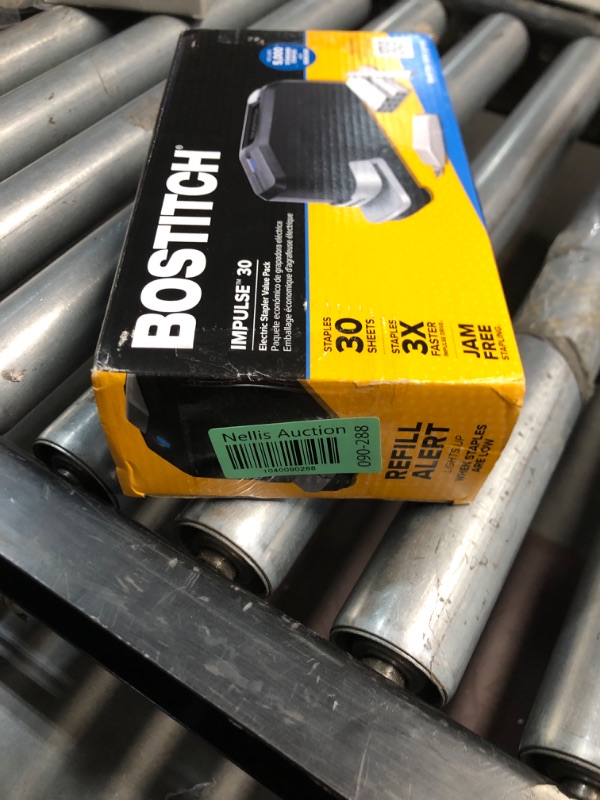 Photo 1 of (Sold for parts) Bostitch Impulse 30 Sheet Electric Stapler Value Pack - Heavy Duty, No-Jam with Trusted Warranty Guaranteed by Bostitch, Black (02638)