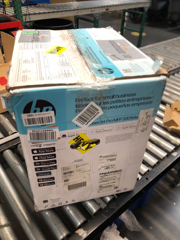 Photo 1 of ****PARTS ONLY***HP Color Laserjet Pro MFP 3301fdw Wireless All-in-One Color Laser Printer, Office Printer, Scanner, Copier, Fax, ADF, Duplex, Best-for-Office (499Q5F)