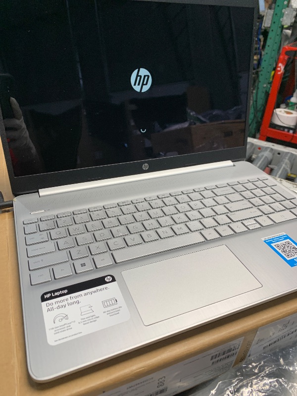 Photo 1 of ***LOCKED***HP 15.6-inch Touch-Screen Laptop, 11th Generation Intel Core i7-1165G7, Intel Iris Xe Graphics, 16 GB RAM, 512 GB SSD, Windows 11 Home (Natural Silver)