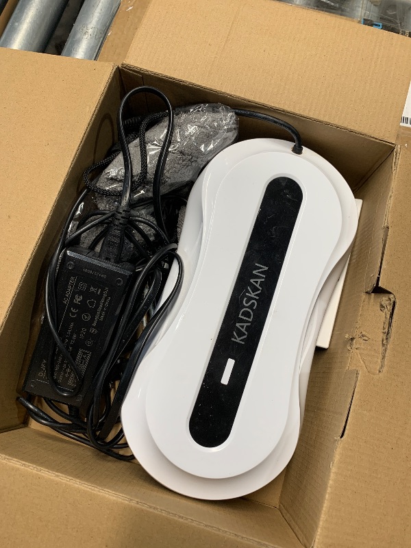 Photo 1 of (NON-FUNCTIONAL) (PARTS) KADSKAN Window Cleaning Robot, Automatic Window Cleaner with Water Spray for Windows/Tiles/Class Door, Inside/Outside, 5600Pa Suction Power, 3.0 Path Planning, Remote Control