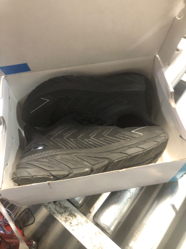 Photo 1 of ALLSWIFIT Men's Slip On Walking Shoes Running Comfortable Tennis Breathable Non Slip Athletic Gym Workout Cross Training Fashion Sneakers,Size 8,All Black,SARR034M