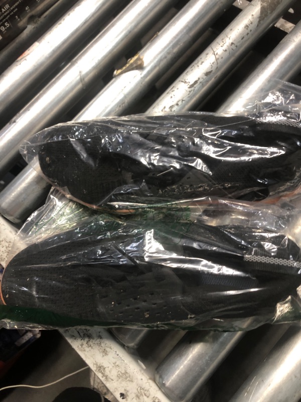 Photo 1 of ***(HEAVILY USED/ MINOR DAMAGE)***WHITIN Men's Trail Running Shoes Barefoot Minimalist Wide Width Size 14 Low Zero Drop Toe Box Gym Workout Beach Fitness Sport Comfortable Black Gum Size- 47