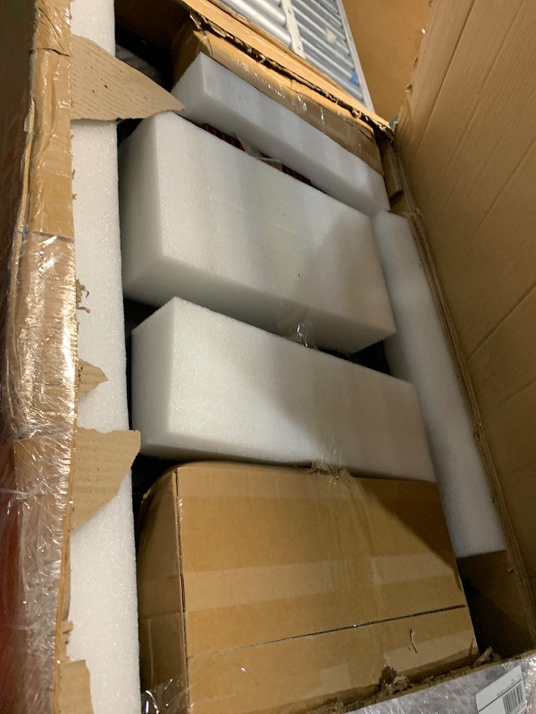 Photo 1 of Platform Truck, Foldable Push Cart Dolly w/Five 360 Swivel 6'' Wheels, 1600LBS Capacity Heavy Duty Moving Platform Trucks Hand Cart for Groceries, Garage, Warehouse (43" L x25" W)