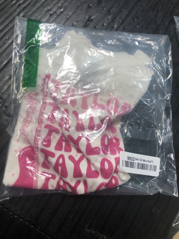 Photo 1 of (4t) Girl Retro TAYLOR First Name Personalized Groovy Birthday T-Shirt