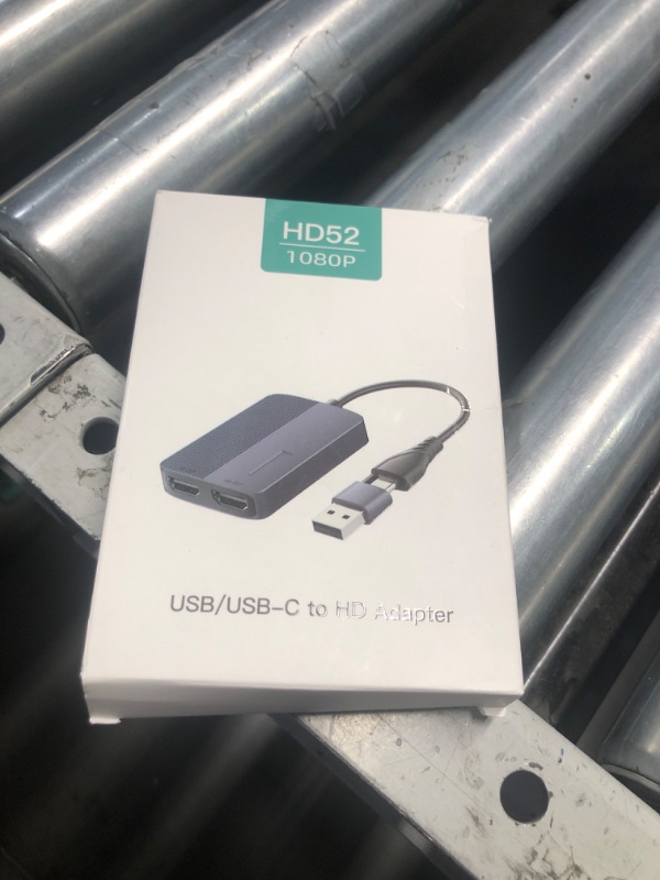 Photo 1 of Weton USB C/USB 3.0 to Dual HDMI Adapter, USB to HDMI Splitter for Dual Monitors Extended Display Adapter for Windows Mac OS,1080p@60Hz Universal Video Graphics Adapter