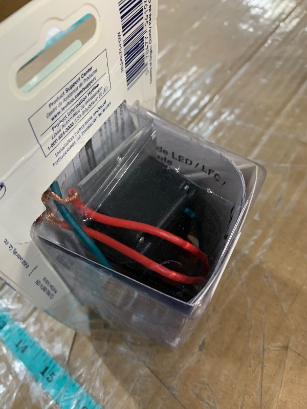 Photo 1 of Leviton SureSlide Dimmer Switch for Dimmable LED, Halogen and Incandescent Bulbs, 6674-P0W, White