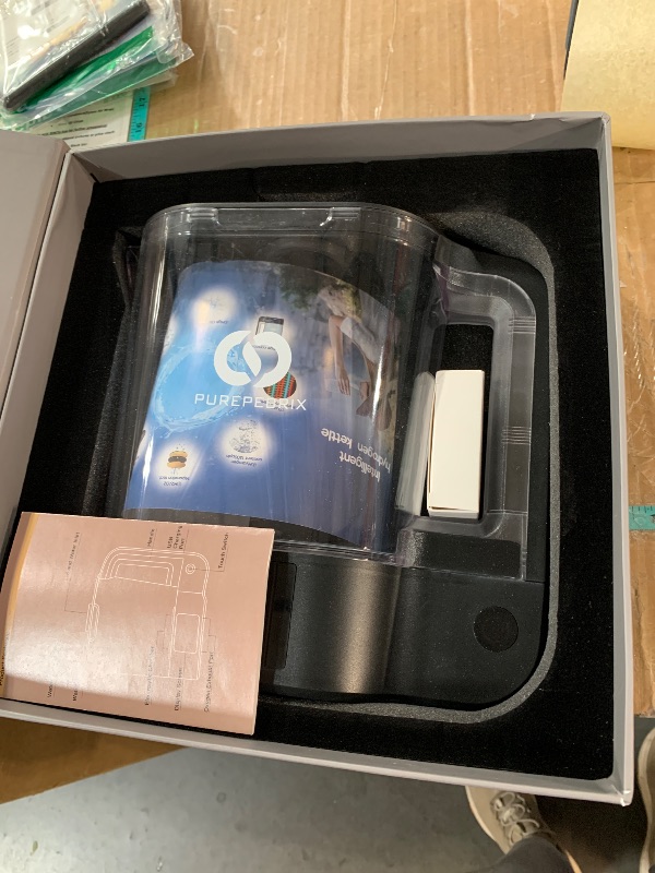 Photo 1 of ***(PARTS ONLY/ MISSING PARTS/ NON FUNCTIONAL)***
 2025 Desktop Hydrogen Water Bottle Generator, 72 Ounces Hydrogen Water Ionizer Pitcher Generator Machine with PEM Concentrator Technology, Hydrogen Content up to 3000 PPB