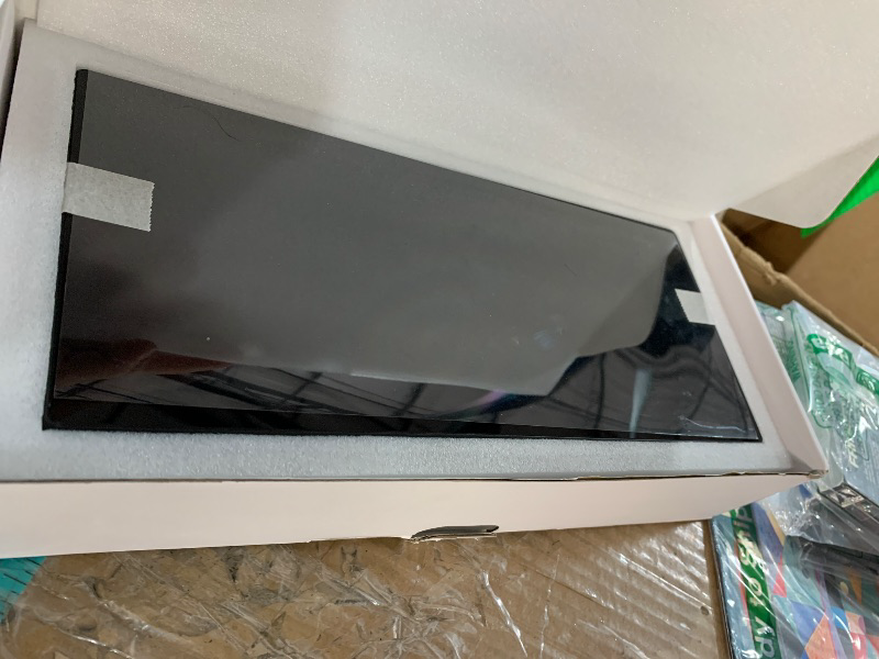 Photo 1 of (PARTS) (UNTESTED) 12.3 Portable Touchscreen Monitor,1920*720 IPS Mini Touch Screen,Travel Monitor with Foldablestand & Speaker, HDMI USBC CNC External Monitor for Laptop Phone Aida64 GPU CPU RAM Monitoring, VESA