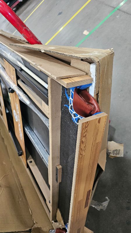 Photo 1 of ***PARTS ONLY***SereneLife 48in Competition Sized Foosball Table - Height Adjustable Arcade Soccer Set for Home, Game Room, Man Cave - Includes 2 Balls & 2 Fold-Out Cup Holders, Natural