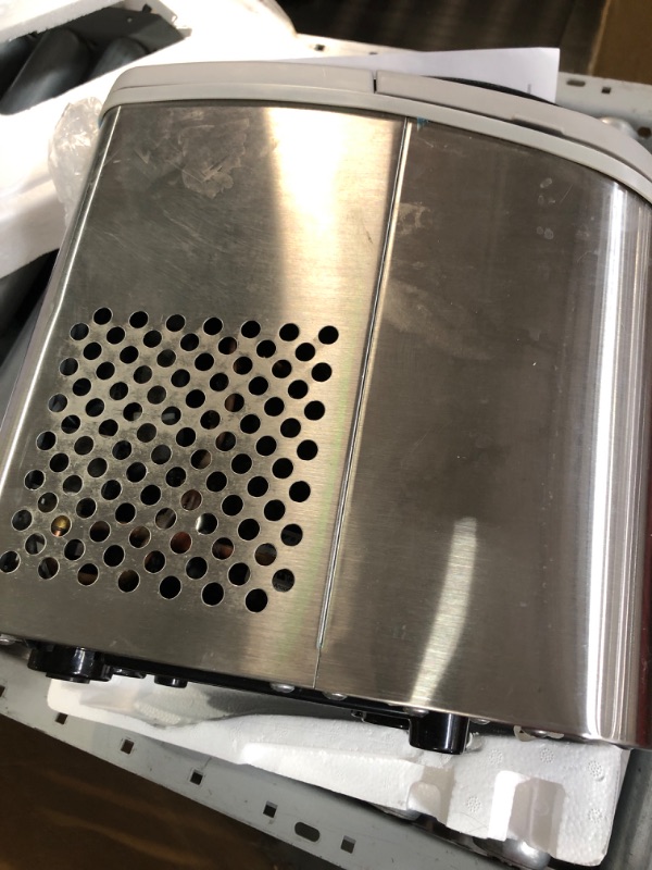 Photo 1 of (sold for parts) Frigidaire 26 Lbs per Day Portable Compact Maker, Ice Making Machine, Stainless