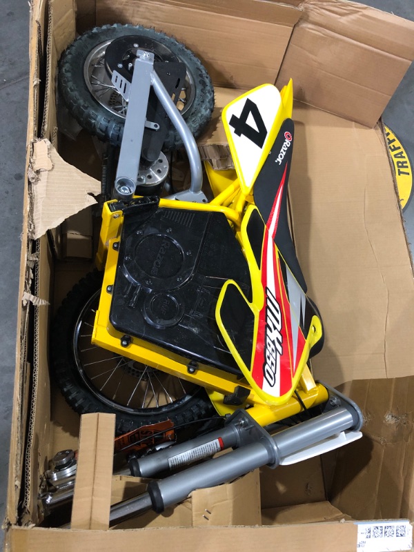 Photo 1 of (please see all images) Razor MX650 Dirt Rocket Electric Motocross Off-road Bike - Yellow