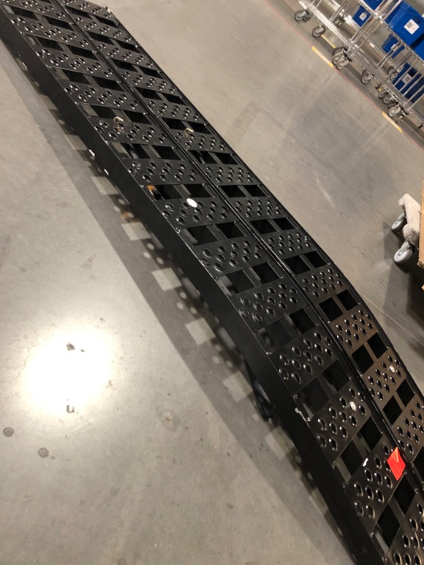 Photo 1 of (used)(damage)(see all images) REESE 9516220 Heavy Duty Loading Ramp, 12 Inch x 90 Inch, 3,000 lbs. Capacity, Pair
