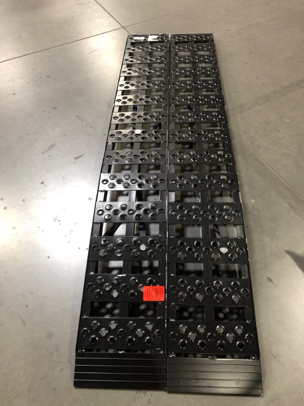 Photo 1 of (used)(damage)(see all images) REESE 9516220 Heavy Duty Loading Ramp, 12 Inch x 90 Inch, 3,000 lbs. Capacity, Pair