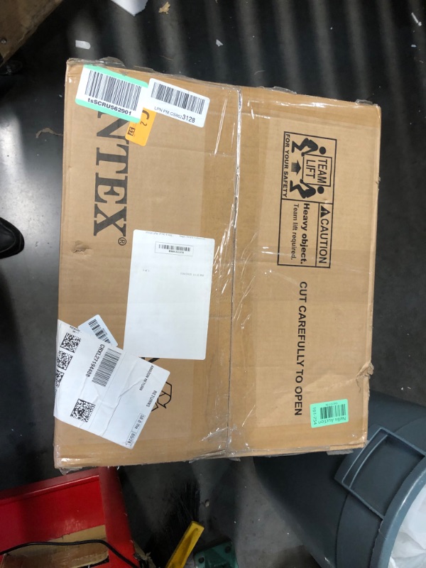 Photo 1 of (PARTIAL SET) (LARGE) INTEX 68373EP Mariner 3 Inflatable Boat Set: Includes Deluxe 54in Boat Oars and High-Output Pump – Wear-Resistant Keel – Removable Fishing Rod Holders – 3-Person – 880lb Weight Capacity