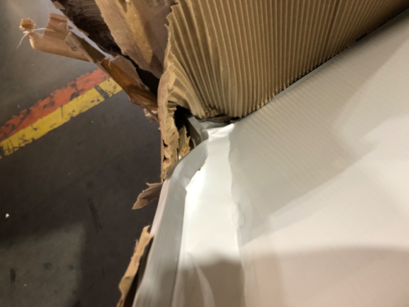 Photo 1 of (damaged)(see images) Double-Sided Magnetic Mobile Whiteboard, 96 x 48 Inches, Rolling Dry Erase Board Easel Stand 