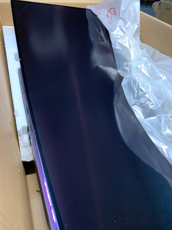 Photo 1 of ***PARTS ONLY***NO POWER CORD UNABLE TO TEST LG 45GS95QE Ultragear OLED Curved Gaming Monitor 45-Inch WQHD 800R 240Hz 0.03ms DisplayHDR True Black 400 AMD FreeSync Premium Pro NVIDIA G-Sync HDMI 2.1 DisplayPort Tilt/Height/Swivel Stand - Black